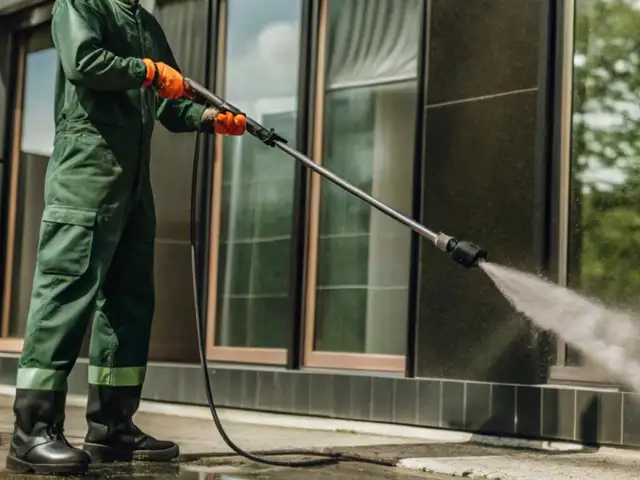 Nettoyage haute pression de façades