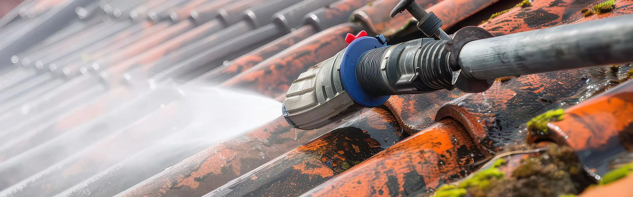 Nos professionnels nettoient votre toiture en profondeur